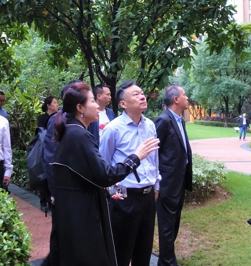 参观交流现场